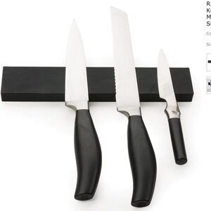 12” Subtraction Magnetic Knife Strip-Black